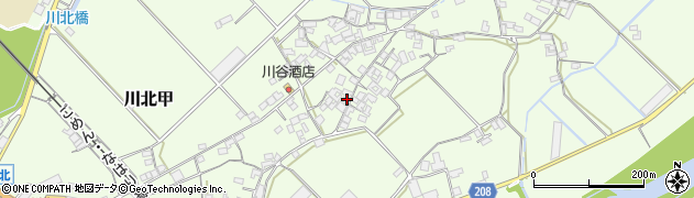 高知県安芸市川北甲1040周辺の地図