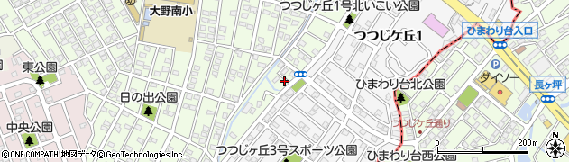 つつじケ丘2号公園周辺の地図