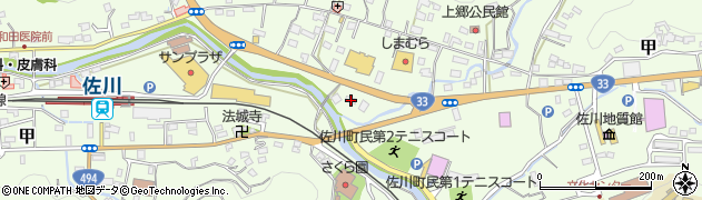 高知県高岡郡佐川町甲850周辺の地図