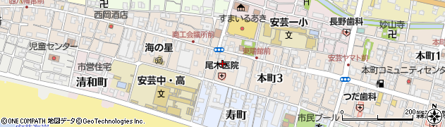 尾木医院周辺の地図