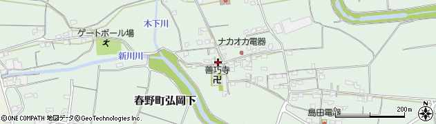 高知県高知市春野町弘岡下周辺の地図
