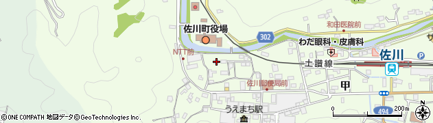 高知県高岡郡佐川町甲1612周辺の地図