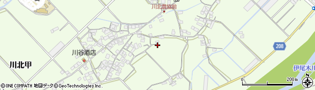 高知県安芸市川北甲773周辺の地図