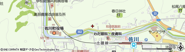 高知県高岡郡佐川町甲1009周辺の地図