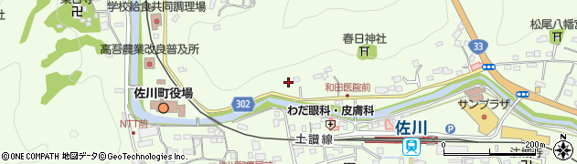 高知県高岡郡佐川町甲1008周辺の地図