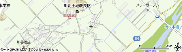 高知県安芸市川北甲816周辺の地図
