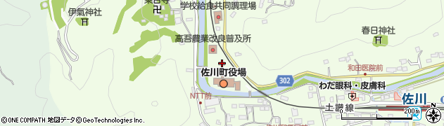 高知県高岡郡佐川町甲1650周辺の地図