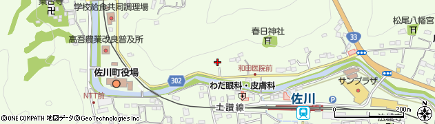 高知県高岡郡佐川町甲1006周辺の地図