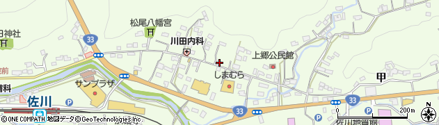高知県高岡郡佐川町甲797周辺の地図