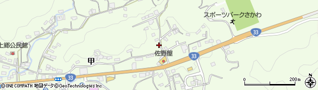 高知県高岡郡佐川町甲307周辺の地図