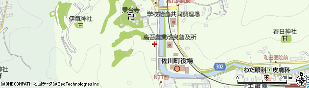 高知県高岡郡佐川町甲1709周辺の地図