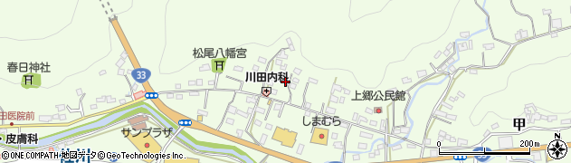 高知県高岡郡佐川町甲805周辺の地図