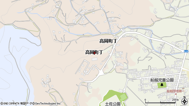 〒781-1104 高知県土佐市高岡町丁の地図