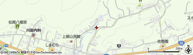 高知県高岡郡佐川町甲500周辺の地図