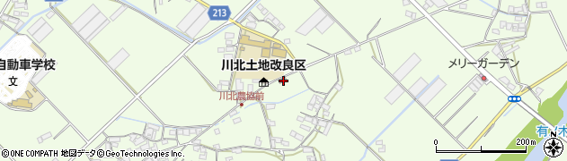 川北簡易郵便局周辺の地図