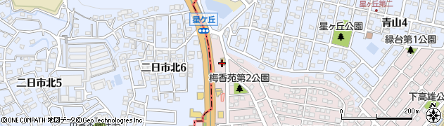 セブンイレブン太宰府梅香苑１丁目店周辺の地図