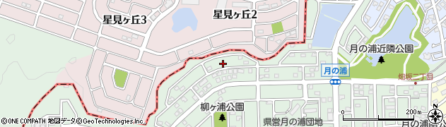 福岡県大野城市月の浦2丁目周辺の地図
