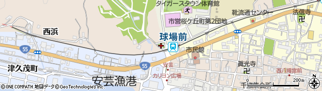 浄眼寺周辺の地図