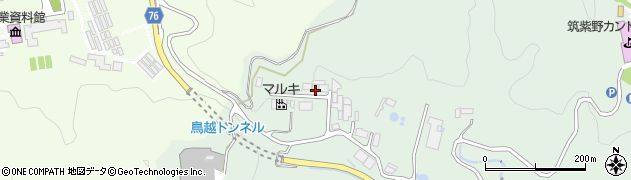 福岡県筑紫野市山家2060周辺の地図