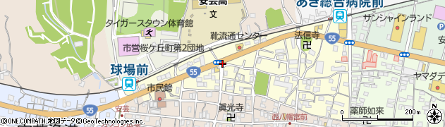 桜ヶ丘高校前周辺の地図