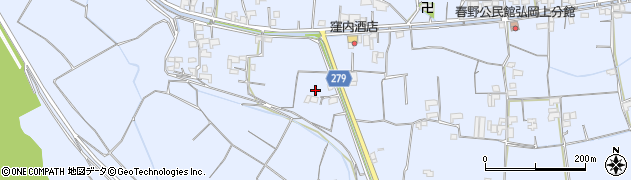 高知県高知市春野町弘岡上2887周辺の地図