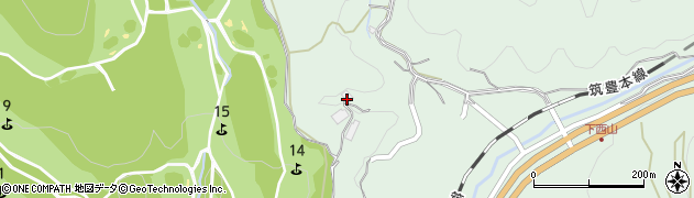 福岡県筑紫野市山家1552周辺の地図