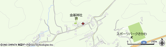 高知県高岡郡佐川町甲531周辺の地図