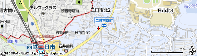 西日本新聞社筑紫支局周辺の地図