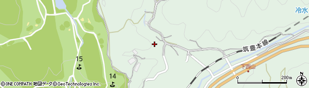 福岡県筑紫野市山家1282周辺の地図