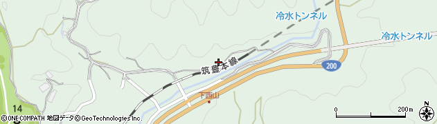 福岡県筑紫野市山家1177周辺の地図