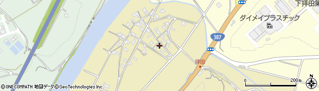 大分県宇佐市上拝田189周辺の地図