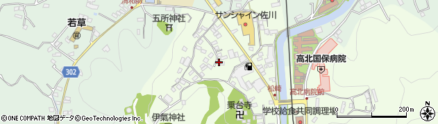高知県高岡郡佐川町甲1794周辺の地図