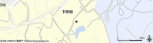 大分県宇佐市下拝田1548周辺の地図