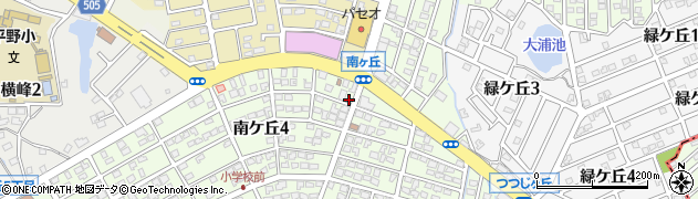 うなぎ増田家周辺の地図
