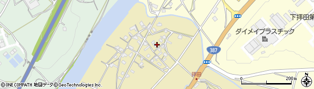 大分県宇佐市上拝田209周辺の地図