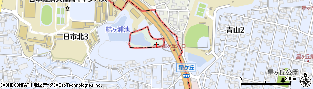 福岡県太宰府市南周辺の地図