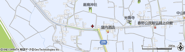 高知県高知市春野町弘岡上2839周辺の地図