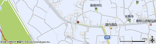 高知県高知市春野町弘岡上2808周辺の地図