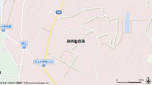 〒847-0314 佐賀県唐津市鎮西町菖蒲の地図