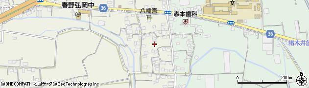 高知県高知市春野町弘岡中633周辺の地図
