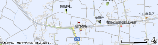 高知県高知市春野町弘岡上2434周辺の地図