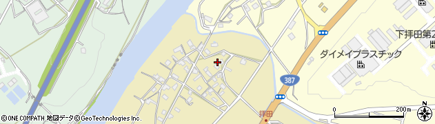 大分県宇佐市上拝田212周辺の地図