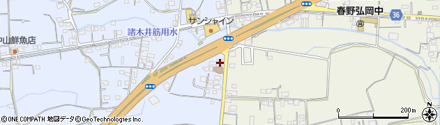 高知県高知市春野町弘岡上98周辺の地図
