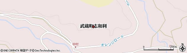 大分県国東市武蔵町志和利周辺の地図