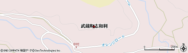 大分県国東市武蔵町志和利周辺の地図