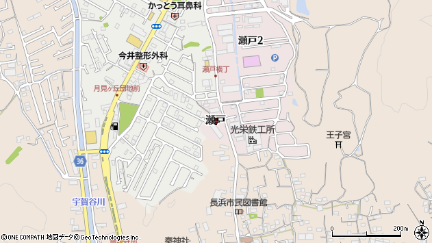 〒781-0250 高知県高知市瀬戸の地図