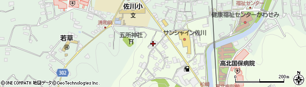 高知県高岡郡佐川町甲1840周辺の地図