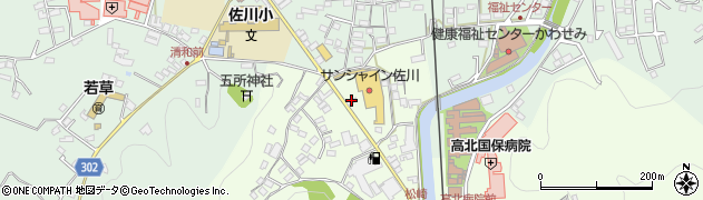 サンシャイン・佐川周辺の地図