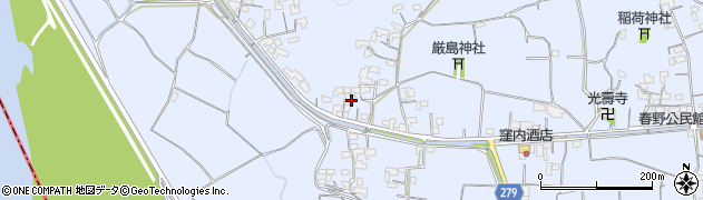 高知県高知市春野町弘岡上2785周辺の地図