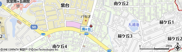 西日本シティ銀行南ヶ丘支店 ＡＴＭ周辺の地図